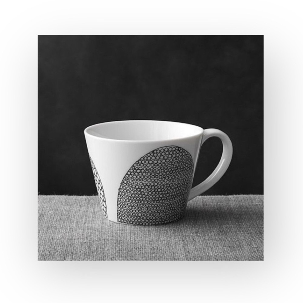 VHTF: new Crate & Barrel x Julia Rothman 𖧷 Leif Cup + Saucer 𖧷 Leaf Pattern - Picture 9 of 16